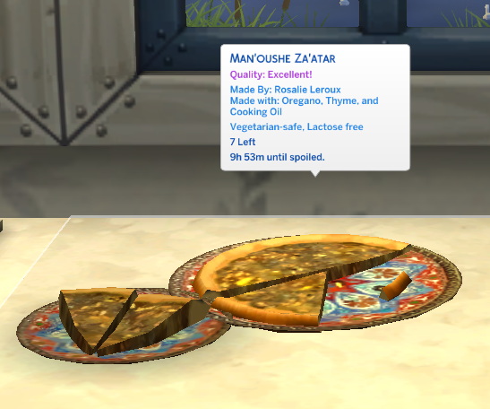 Manoushe Zaatar   New Custom Recipe by RobinKLocksley from Mod The Sims