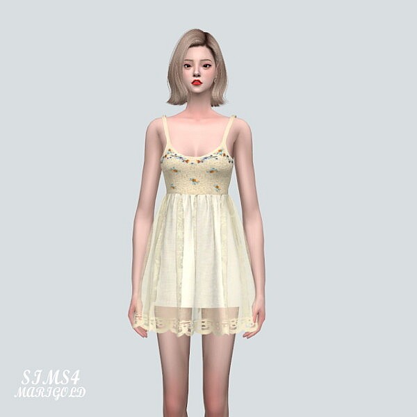 52 Knit S Mini Dress from SIMS4 Marigold