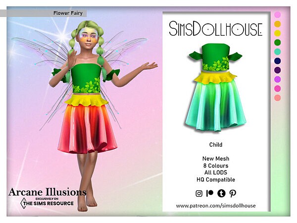 Arcane Illusions   Flower Fairy by SimsDollhouse from TSR