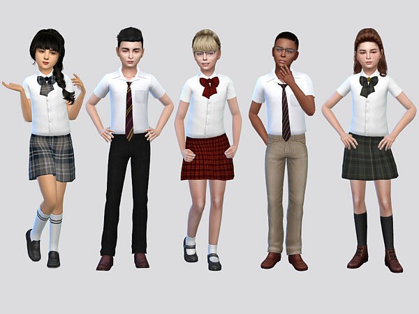 Basic Kids Uniform Boys by McLayneSims from TSR