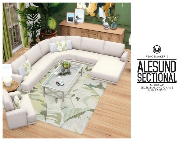 Alesund   Modular Sectional and Chaise Seating from Simsational designs