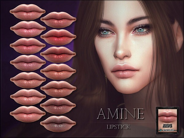 Amine Lipstick by RemusSirion from TSR