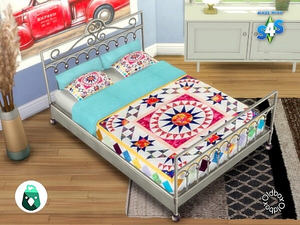 Bedding Cottage Living by Oldbox from All4Sims