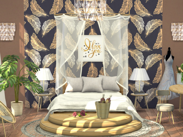 Bridal Bedroom by Flubs79 from TSR