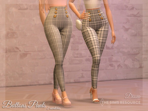 Buttons Pants by Dissia from TSR