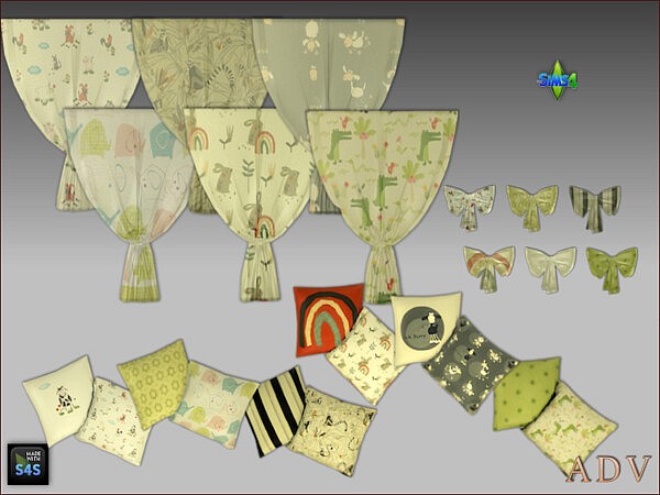 Curtains and cushions from Arte Della Vita