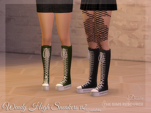 Wendy High Sneakers v2 by Dissia from TSR