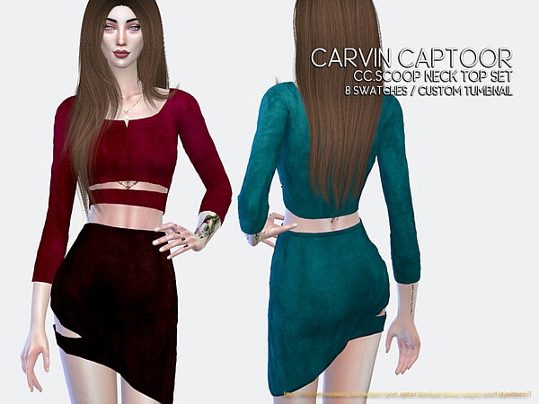 Neck Top Set by carvin captoor from TSR