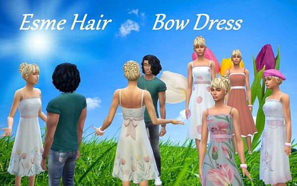Esme Hair and BowDress from Birkschessimsblog