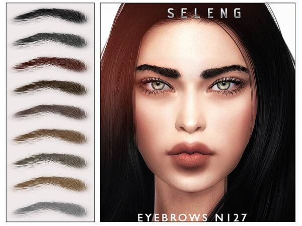 Eyebrows N127 by Seleng from TSR