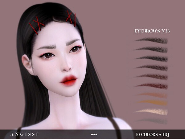 Eyebrows N33 by ANGISSI from TSR