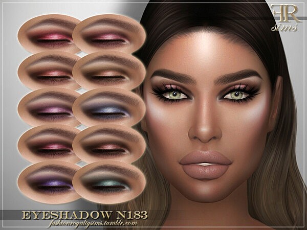 Eyeshadow N183 by FashionRoyaltySims from TSR
