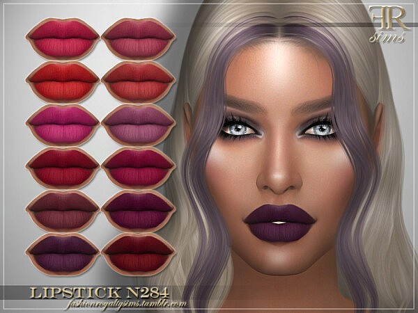 Lipstick N284 by FashionRoyaltySims from TSR