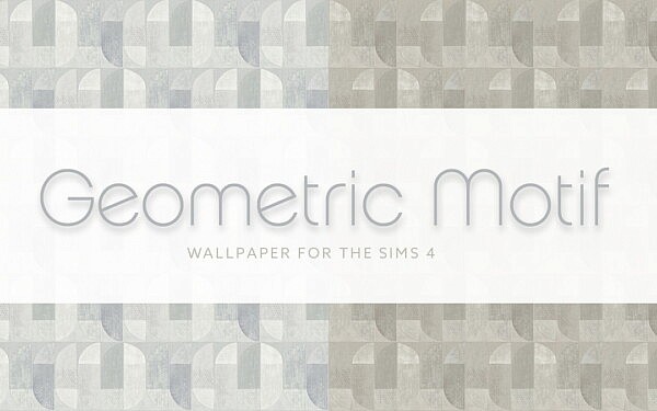 Geometric Motif Wallpaper from Simplistic