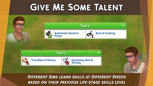 Give Me Some Talent by FDSims4Mods from Mod The Sims