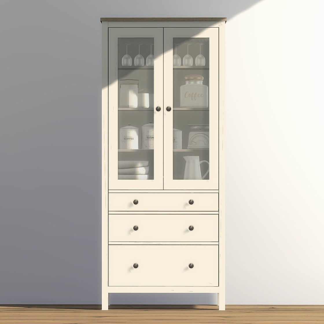 Glass-Door Cabinet from Heurrs