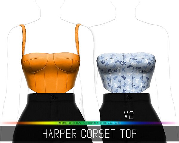 Harper Corset Top from Simpliciaty
