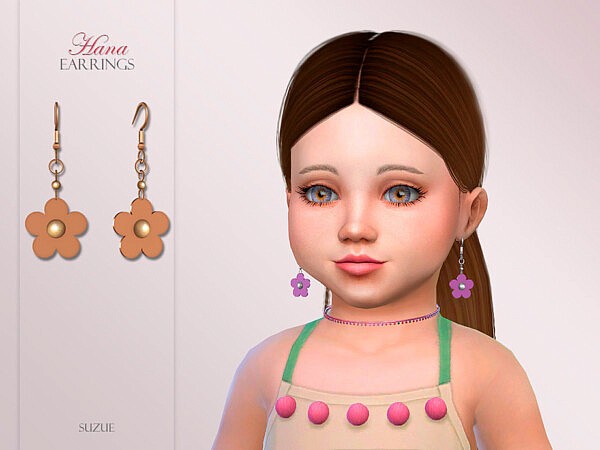Hana Earrings Toddler by Suzue from TSR