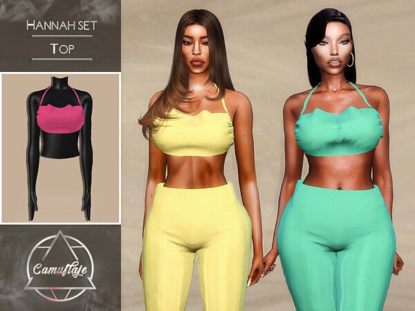 Hannah Set Top by Camuflaje from TSR