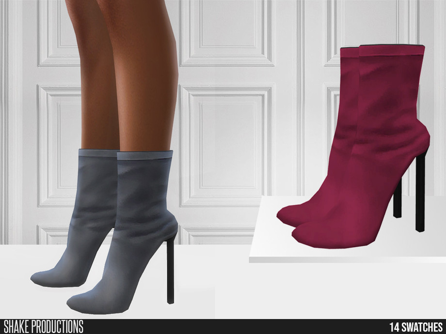 The Sims Resource: Madlen Mitra Boots by MJ95 • Sims 4 Downloads