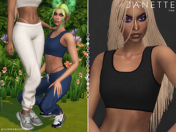 Janette top by Plumbobs n Fries from TSR