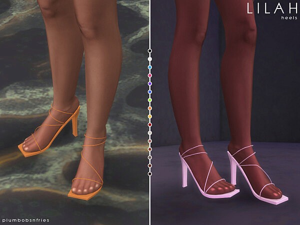 LILAH heels by Plumbobs n Fries from TSR