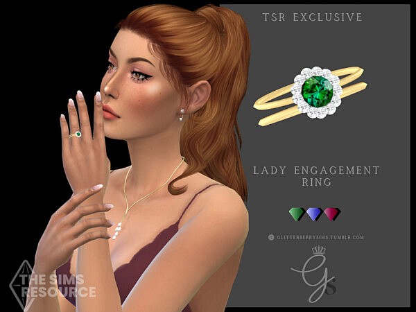 Lady Engagement Ring by Glitterberryfly from TSR