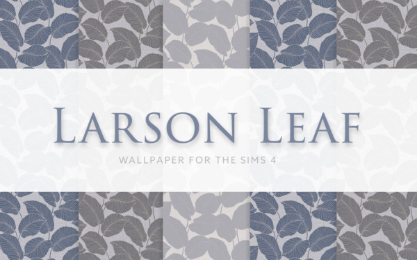 Larson Leaf Wallpaper from Simplistic