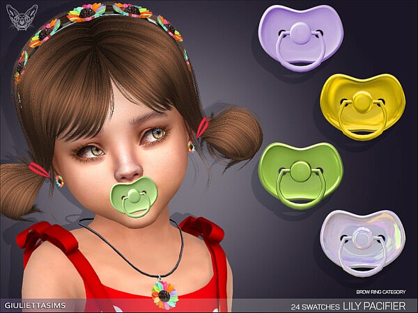 Lily Pacifier (left brow ring category) by feyona from TSR
