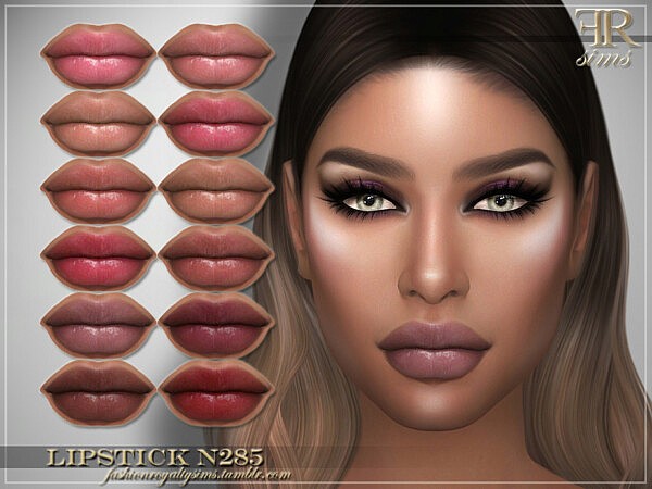 Lipstick N285 by FashionRoyaltySims from TSR