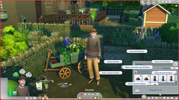 Make Oversized Crop Fertilizer From Pet Poo by Szemoka from Mod The Sims