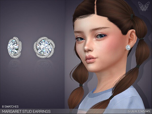 Margaret Stud Earrings by feyona from TSR