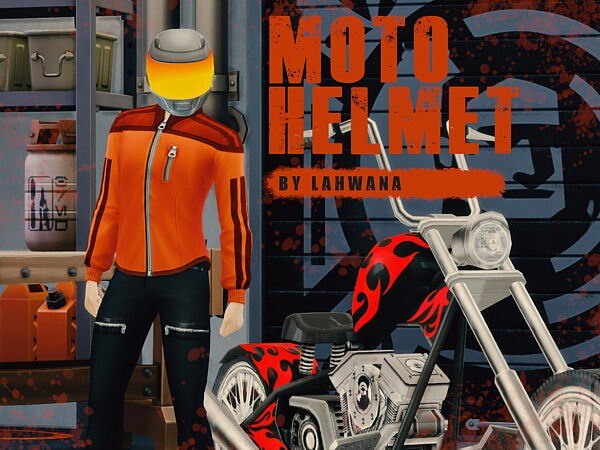 Moto Helmet by Lahawana from Mod The Sims