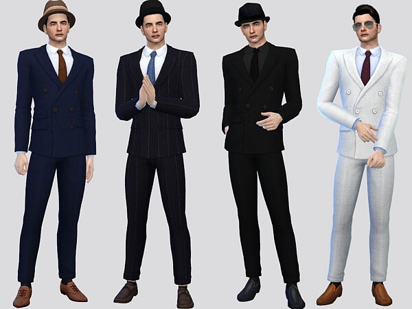 Noir Formal Suit by McLayneSims from TSR