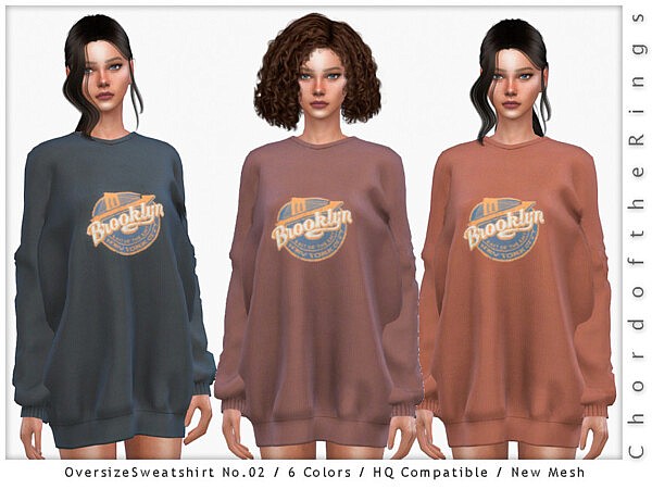Oversize Sweatshirt No.02 by ChordoftheRings from TSR