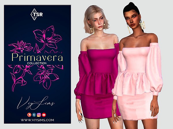 Primavera Collection Dress II by Viy Sims from TSR