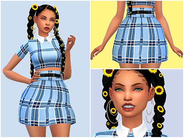 Plaid Set Skirt by Saruin from TSR