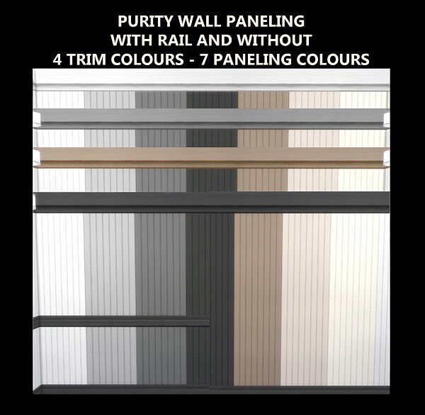 Purity Wall Paneling by Simmiller from Mod The Sims