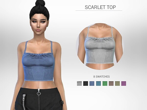 Scarlet Top by Puresim from TSR