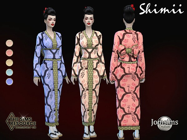 Shimii kimono by jomsims from TSR
