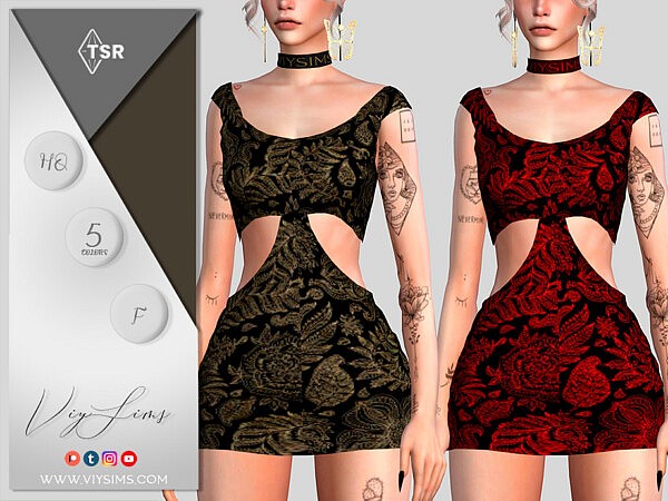 Short Dress by Viy Sims from TSR
