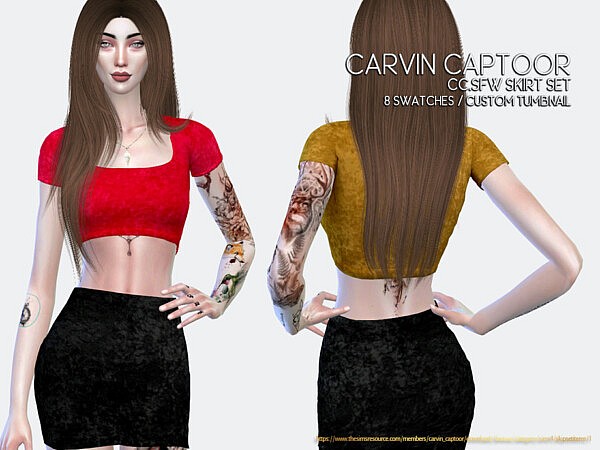 Skirt Set by carvin captoor from TSR