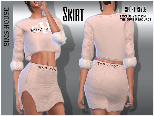 Skirt sport style by Sims House from TSR
