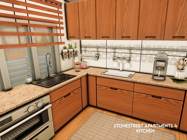 Stonestreet Apartments 4  Kitchen by xogerardine from TSR