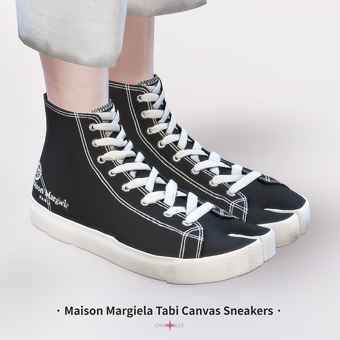 Tabi Canvas High Top Sneakers from Charonlee
