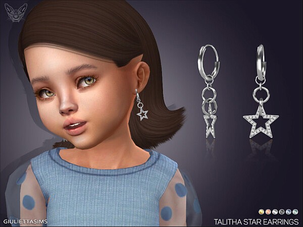 Talitah Star Earrings TG by feyona from TSR