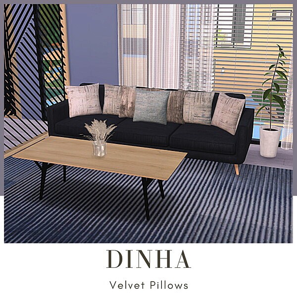Velvet Cushions from Dinha Gamer