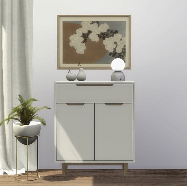 Watson Buffet, Wall Art and Granit Table Lamp from Heurrs