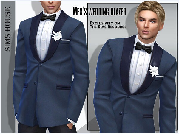 Wedding blazer for men by Sims House from TSR