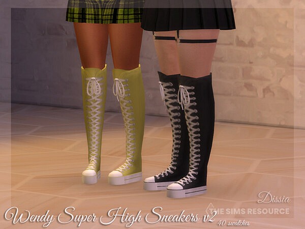 Wendy Super High Sneakers v2  by Dissia from TSR